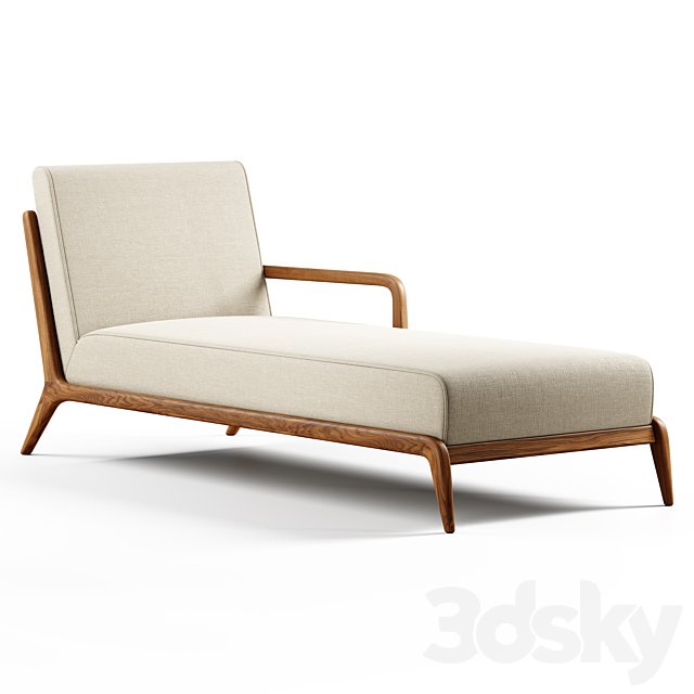 Zara Home - The chaise longue oak and linen