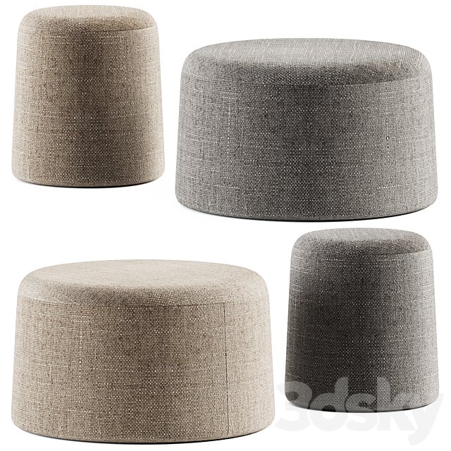 FUNGO Upholstered Pouf by Grado Design / Pouf