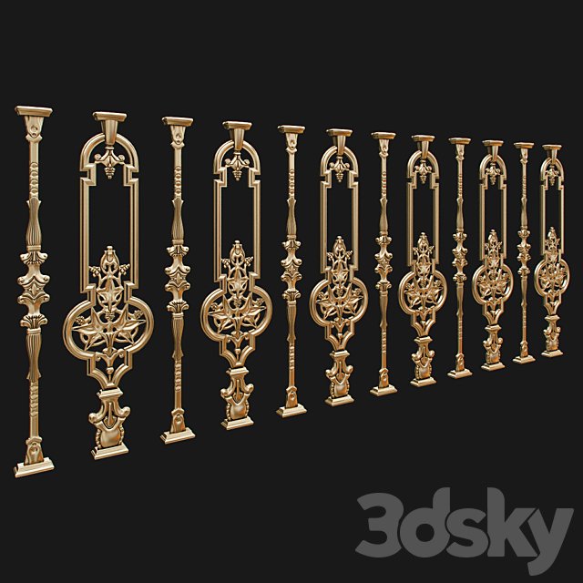 Forged balusters