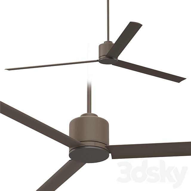 60 Status Oil Rubbed Bronze Damp Ceiling Fan