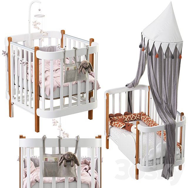 Transforming bed MOMMY LUX happy baby