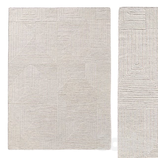SETTAT HAND-KNOTTED WOOL RUG