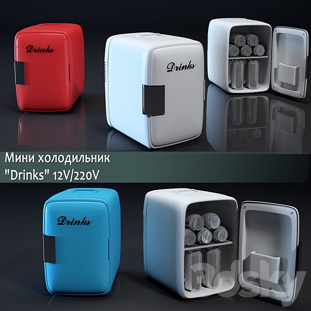 Mini Refrigerator "Drinks"