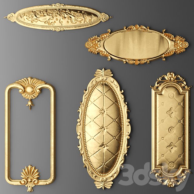 Set stucco decoration
