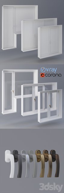 Wooden windows VEKA