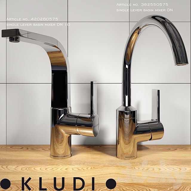 Collection series mixers KLUDI Zenta part 1