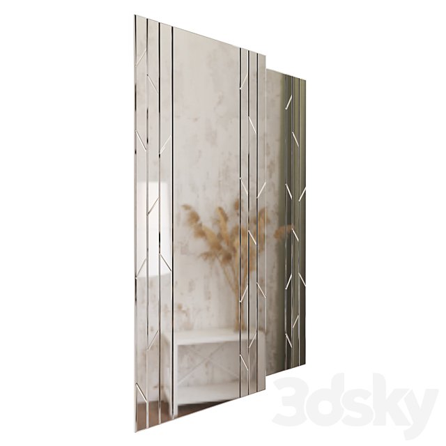 Mirror with facet