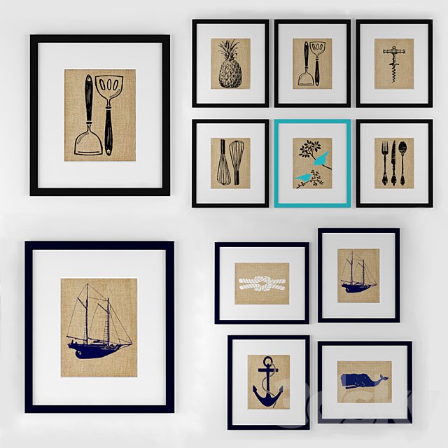 Set of posters