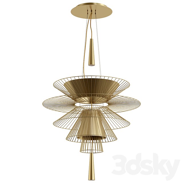Shade Metal Chandelier