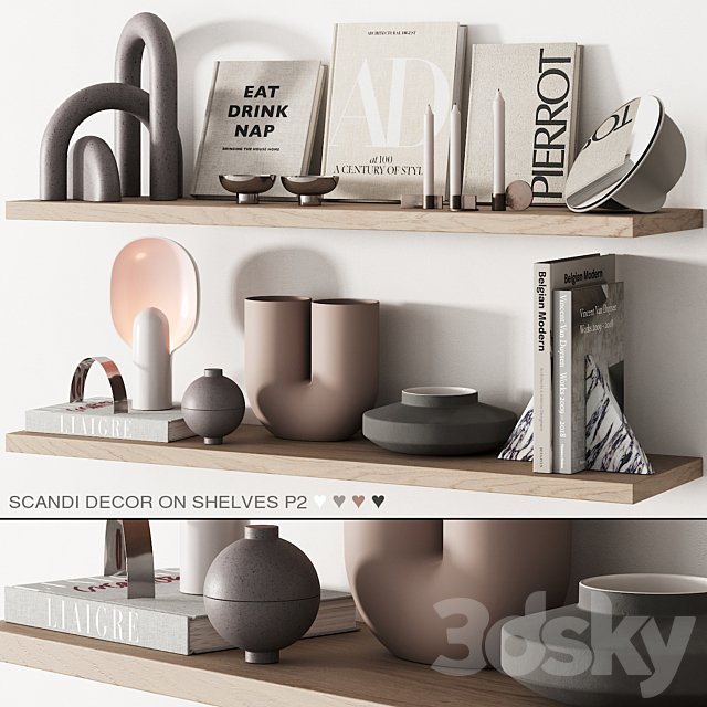 217 decor on shelves 02 neutral scandi accessories 00