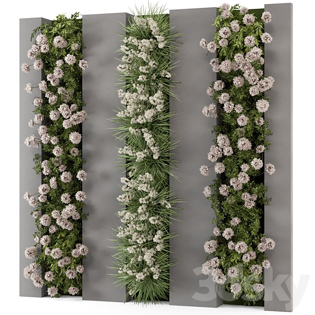 Outdoor Wall Vertical Garden Set - Set 1082