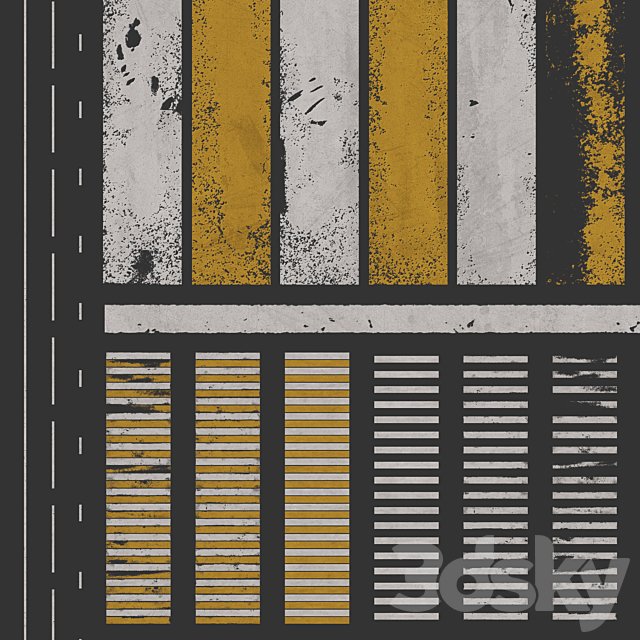 road markings