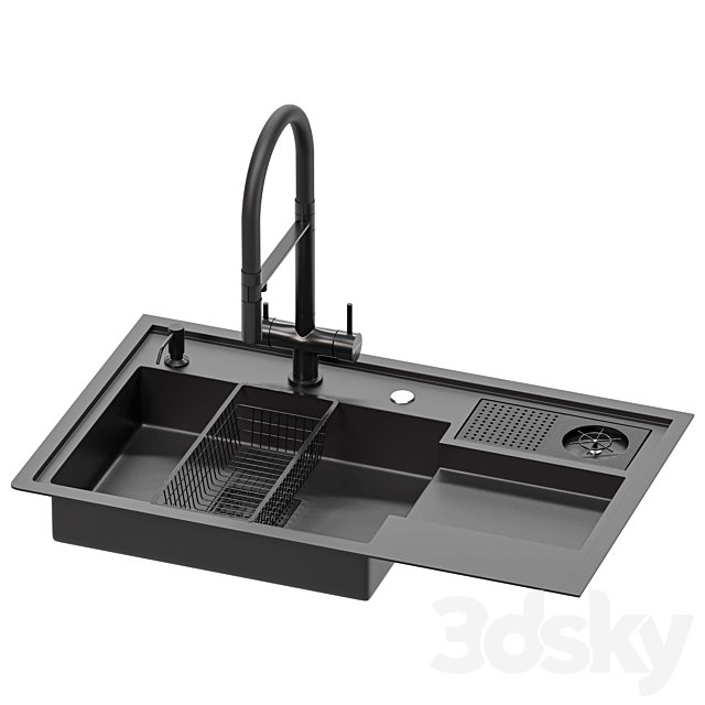 Sink Stainless Steel Cup Washer Sink Kitchen