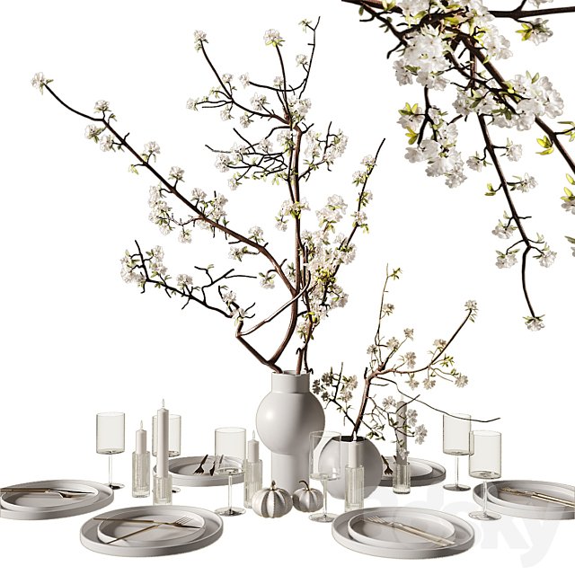 table setting modern style