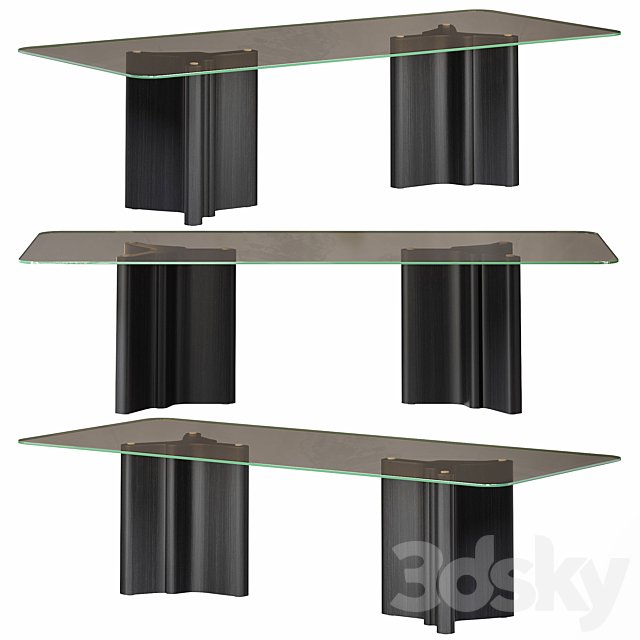 Lou dining by Minotti