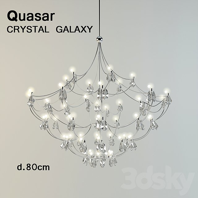 quasar CRYSTAL GALAXY
