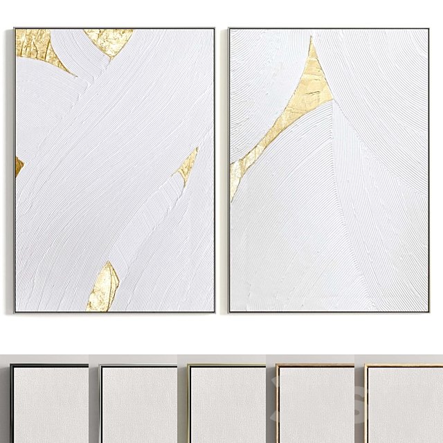 Plaster Two Photo Frame T-328