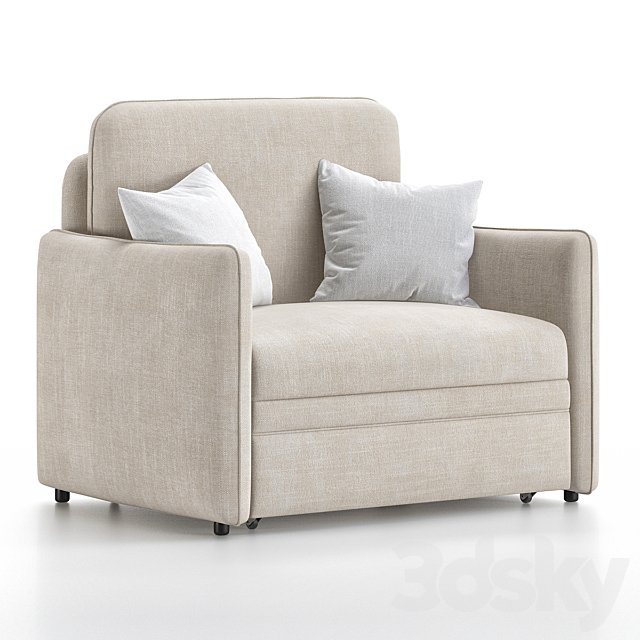 Armchair bed Cases Textile Light