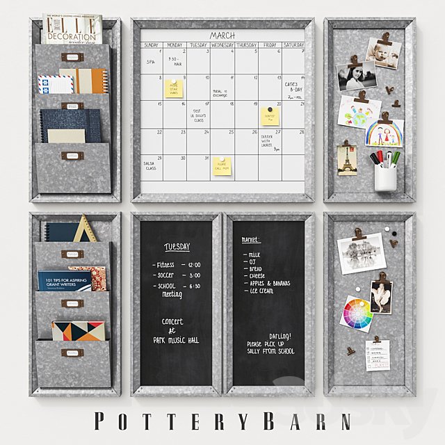 Pottery Barn / Galvanized modular wall