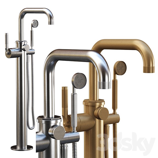 Floor Mounted Single Lever Bath by Samuel Heath / Shower mixer