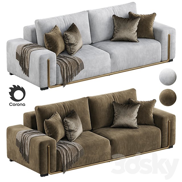 modern gray sofa