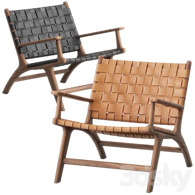 MALAND LEATHER ARMCHAIR