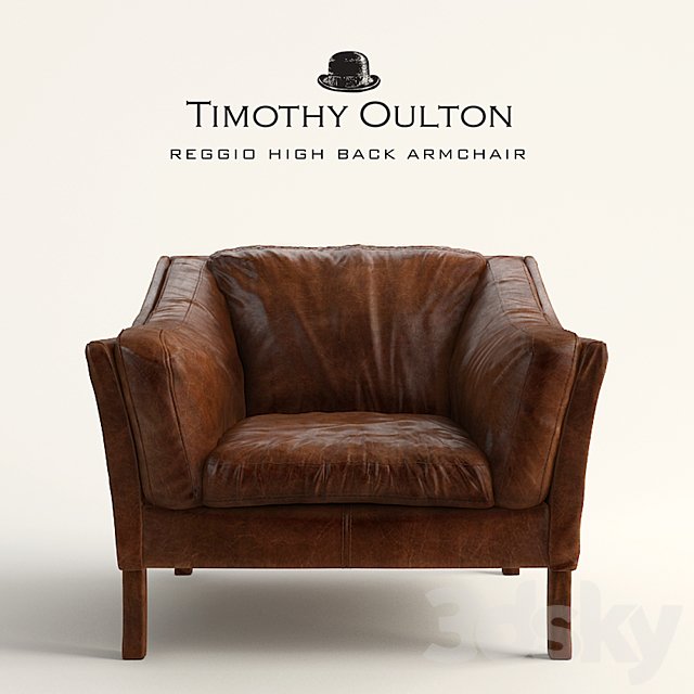 REGGIO HIGH BACK ARMCHAIR, Timothy Oulton