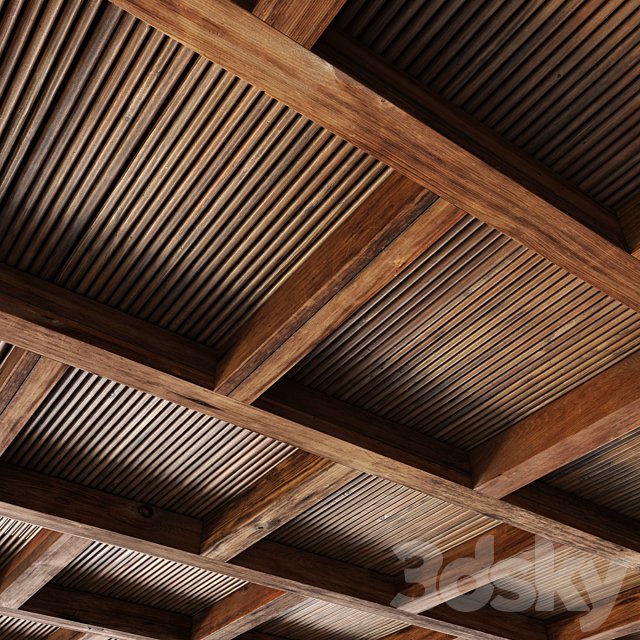 Ceiling on beams No. 8