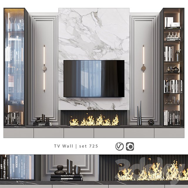 TV Wall | set 725