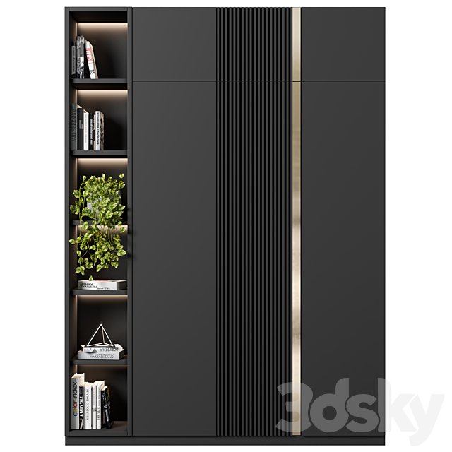 Cabinet with shelves 51
