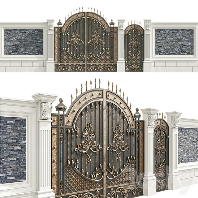 Fence with gate