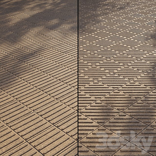 Tactile tiles Type 1 Set 3