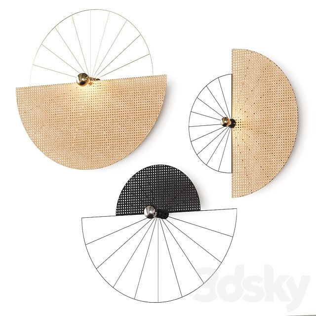 Aromas del Campo Ghaban Rattan Wall Lamps