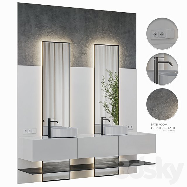 Bathroom furniture Bath Set 46