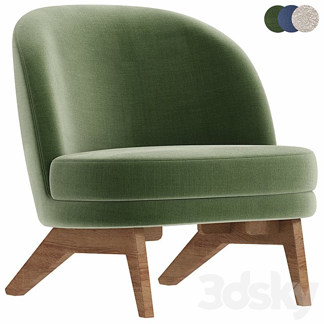 Armchair Pyle Cozy White