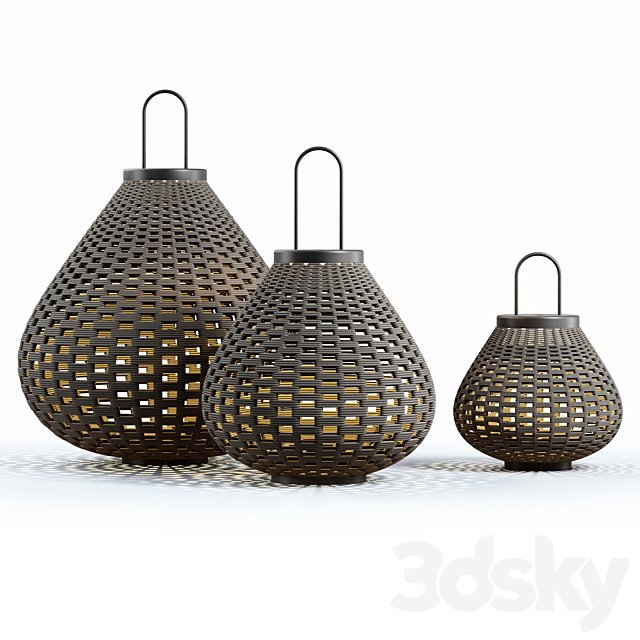 Poltrona Frau - Sparkler Lanterns by Kensaku Oshiro
