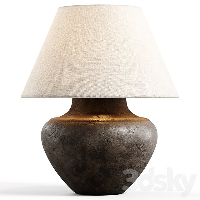 Zara Home - The black ceramic base lamp
