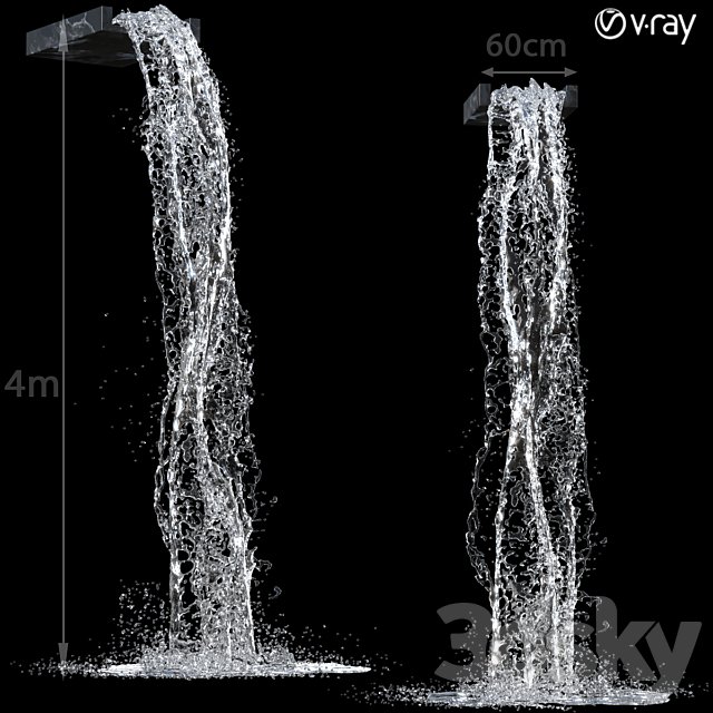 Waterfall fountains 002