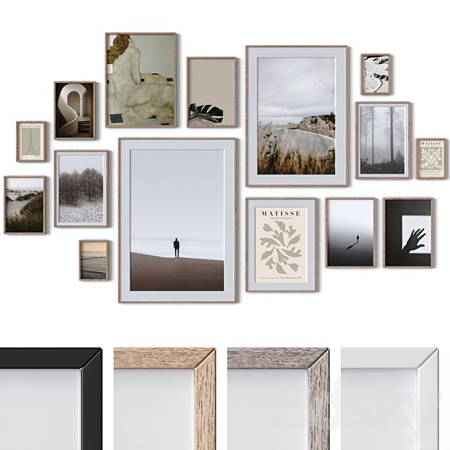 Set of 15 wall paintings 2324