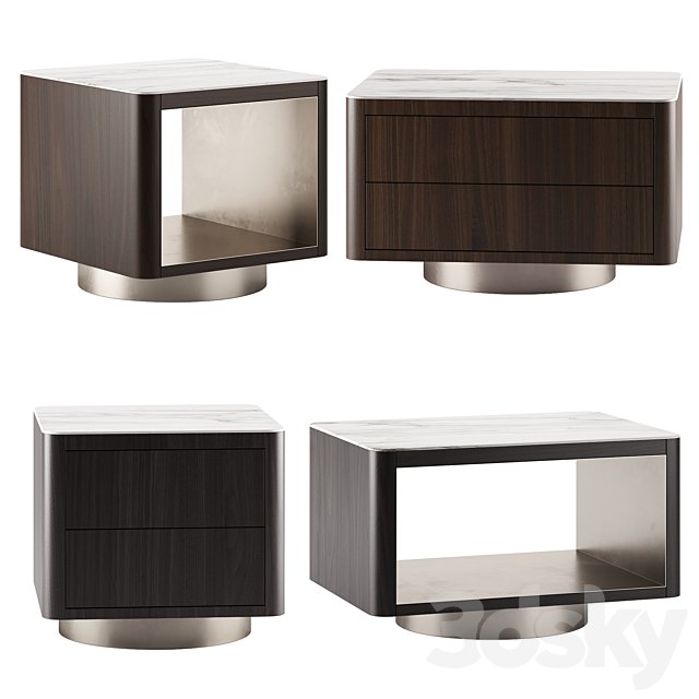 MILTON | Bedside tables By Minotti