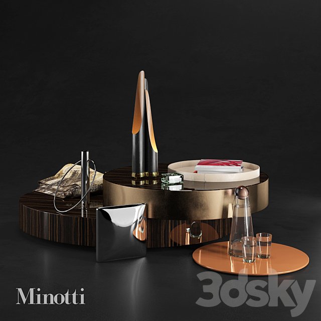Decorative set Minotti 1