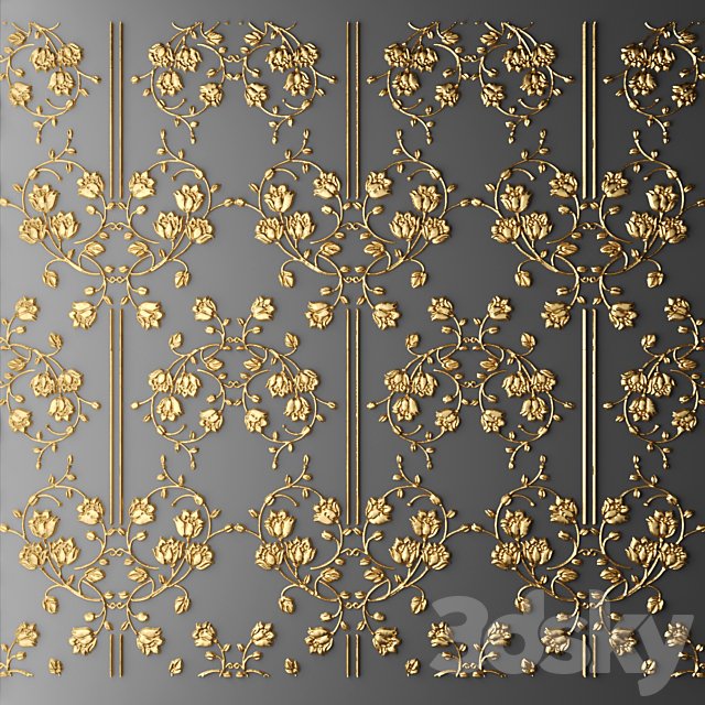 Stucco decor.