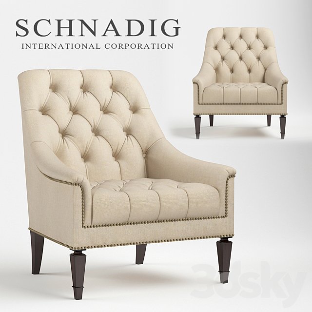 Classic Elegance Tufted Chair 9090-204-G