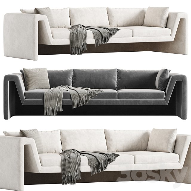 PERIMETER GRAY SOFA