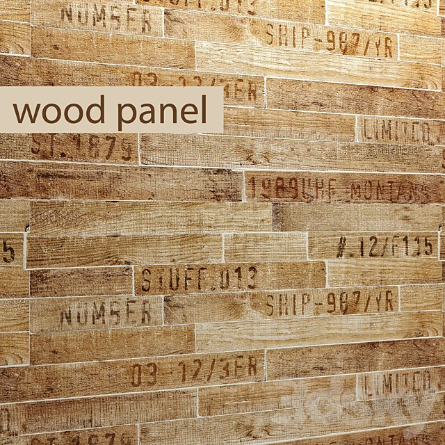 Wood panel board.