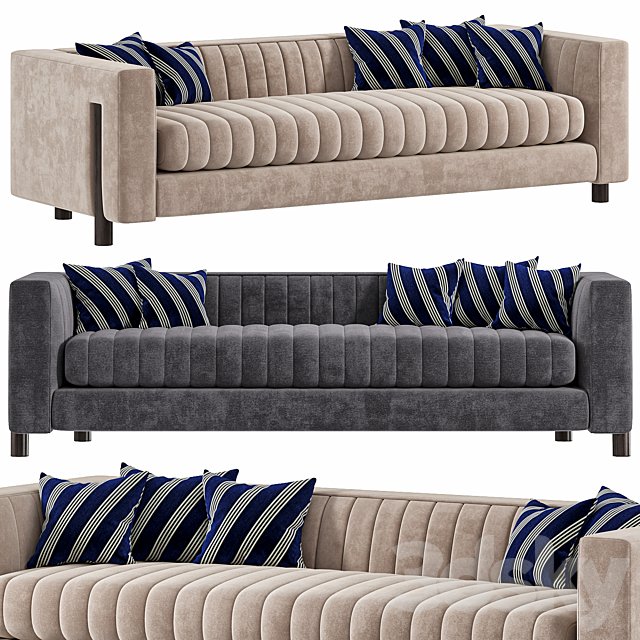 GRAY SOFA SOUTH HILL HOME COLLECTION