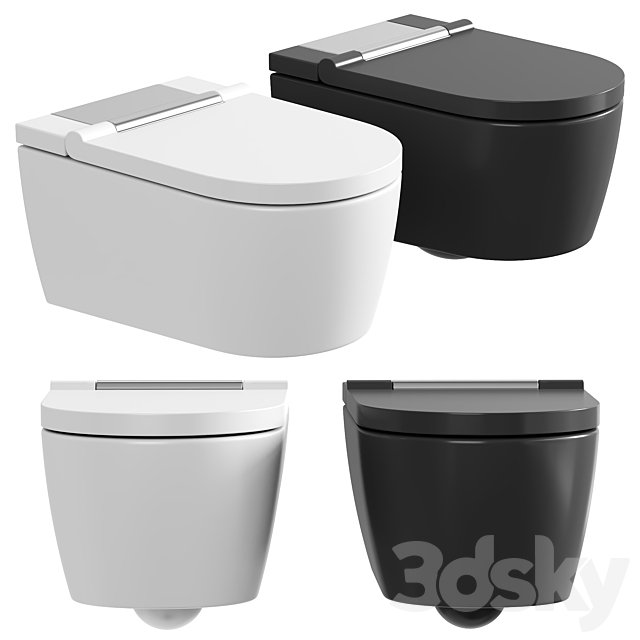 Geberit AquaClean Sela wall-mounted complete shower toilet system