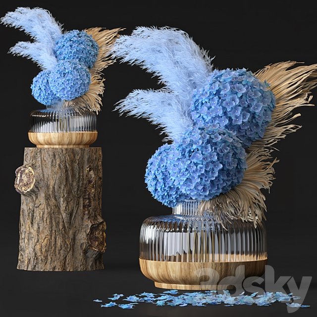 Hydrangea Flower Set-06
