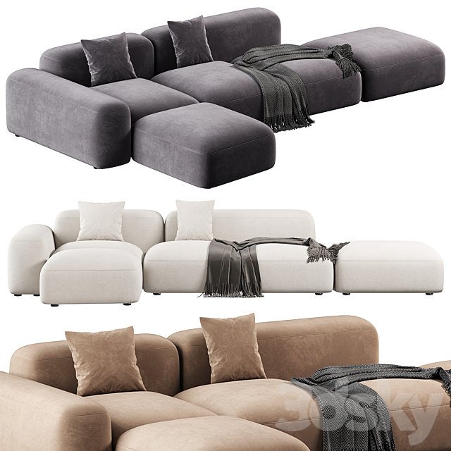 Customizable Sofa Lapis E019