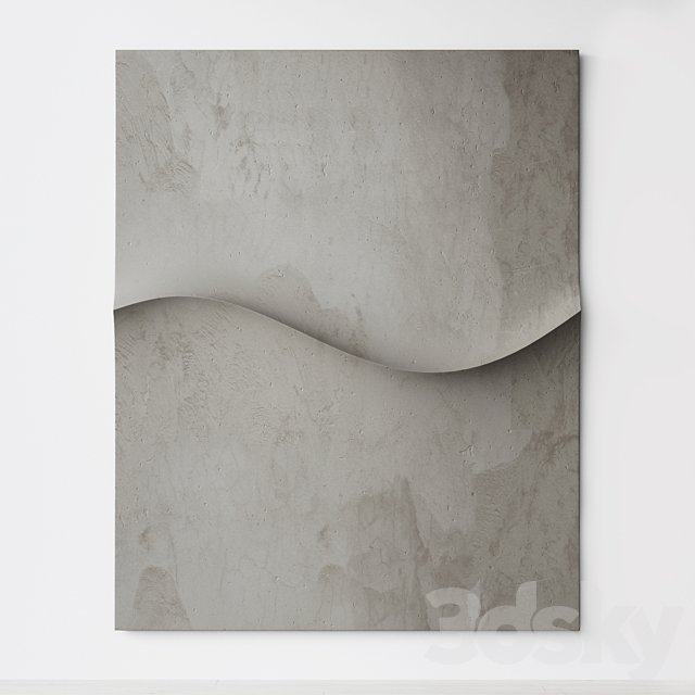 Abstract composition. Relief. Plateau. 34